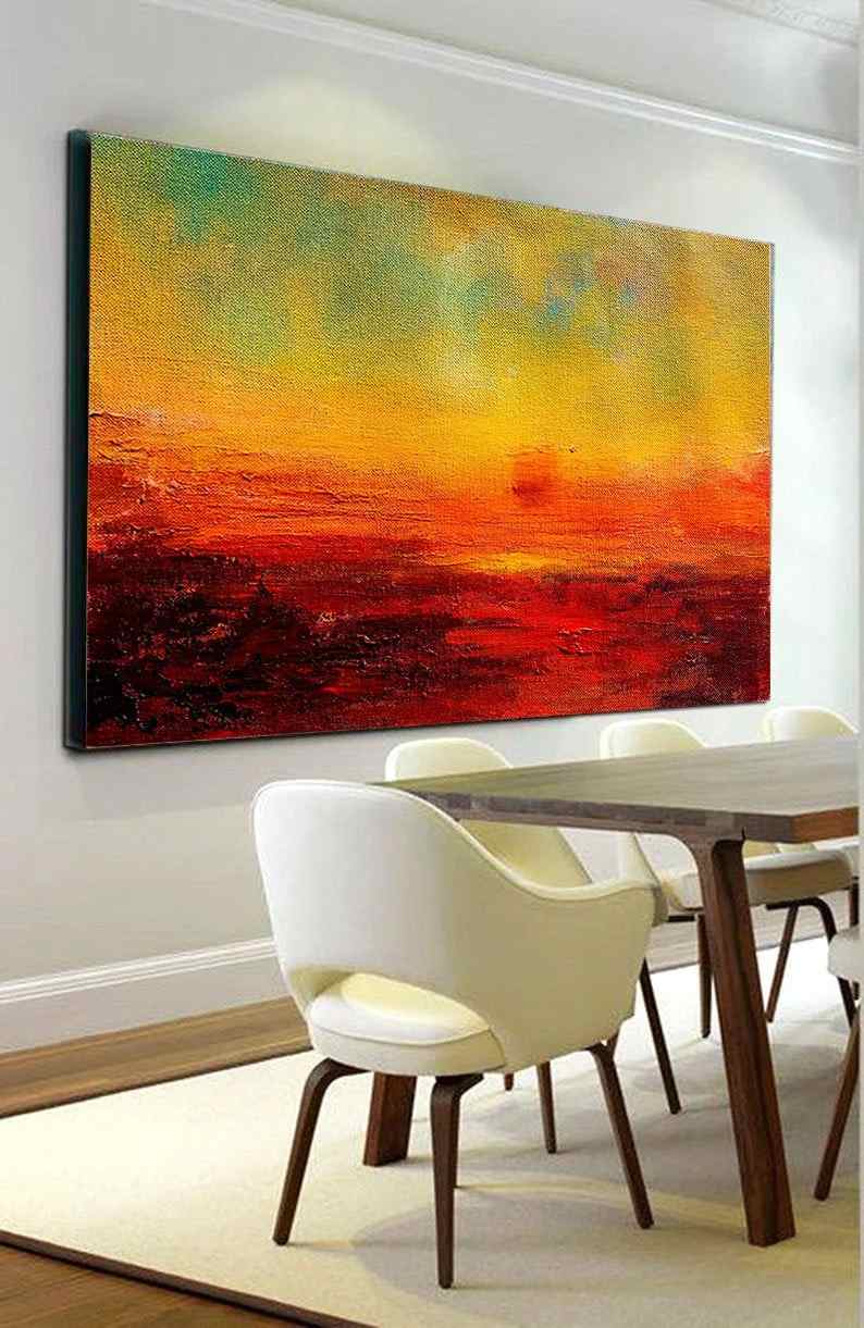 Textured Entryway Living Abstract Canvas Artwork A59A3 wall art